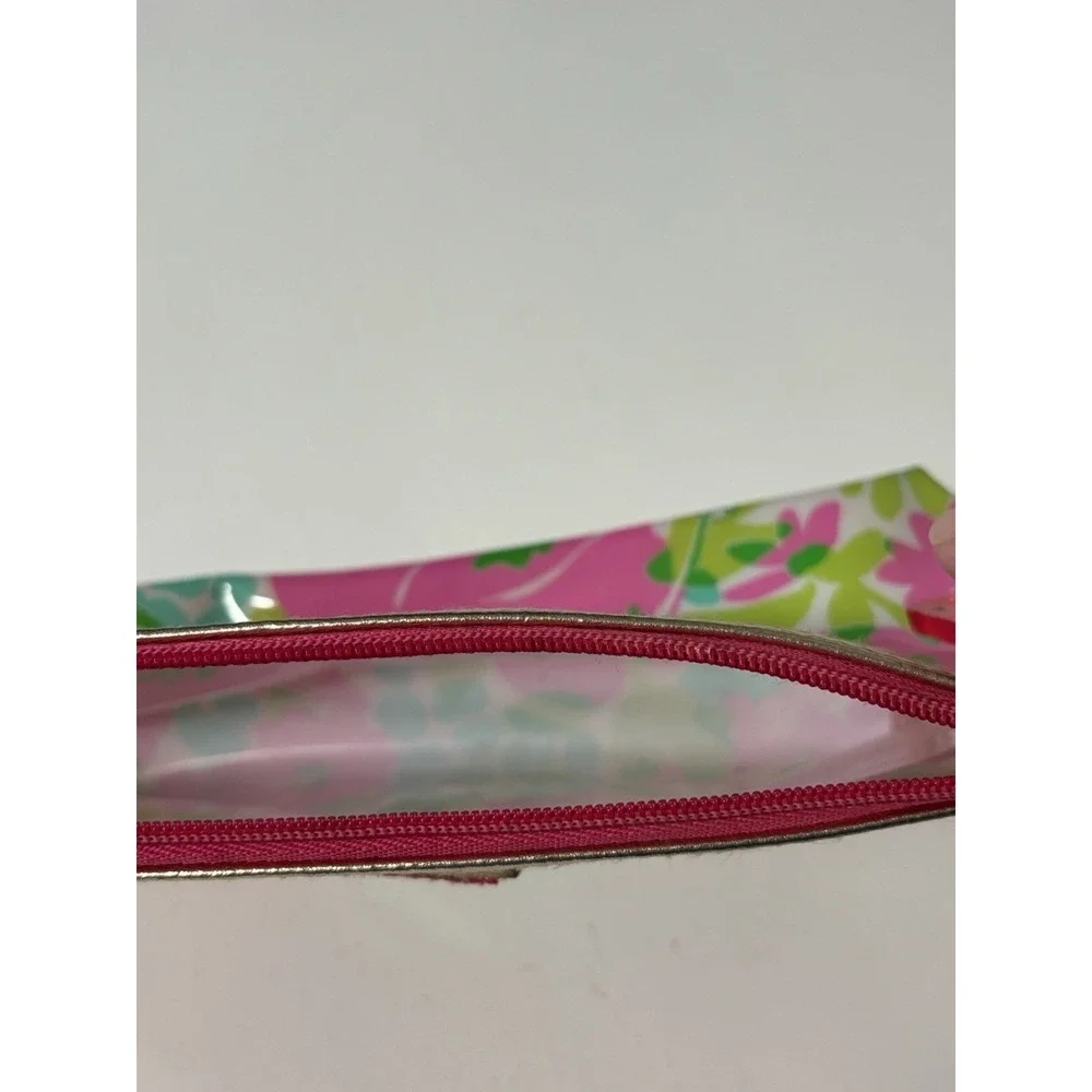Lily Pulitzer For Estee Lauder Floral Cosmetic Bag Zip Up
